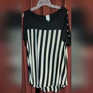 Black and White Shirt